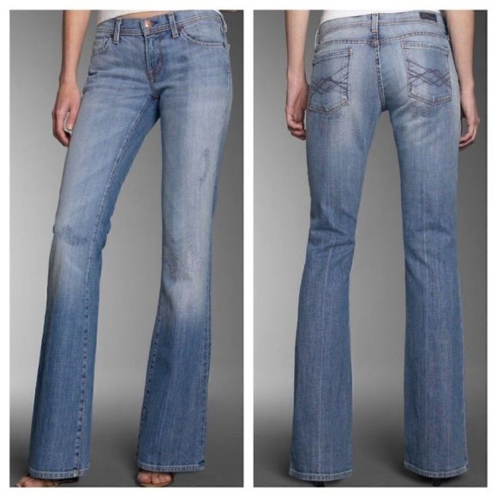 Citizens of Humanity Naomi Stretch Low Waist Flare Jeans 26‎